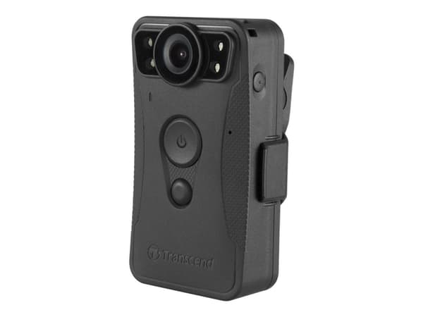 Transcend DrivePro Body 30 - Videokamera - 1 080 p / 30 fps - blixt 64 GB - internt flashminne - Wireless LAN, Bluetooth Svart