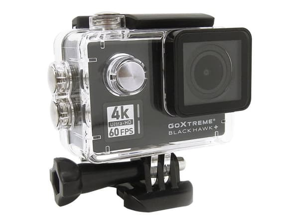 Easypix GoXtreme BlackHawk+ 4K - Actionkamera - 4K / 60 fps - 12.0 MP - Wireless LAN - under vannet inntil 60 m