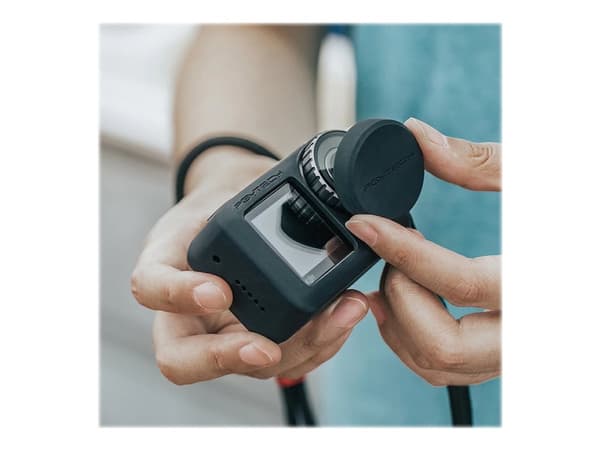 PGYTECH - Eske for handlingskamera - silikagel - svart - for DJI Osmo Action