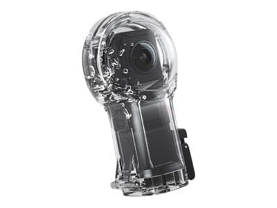 insta360 Dive Case - Undervattenshus för aktionskamera - plast - genomskinligt svart - för Insta360 ONE R Twin Edition