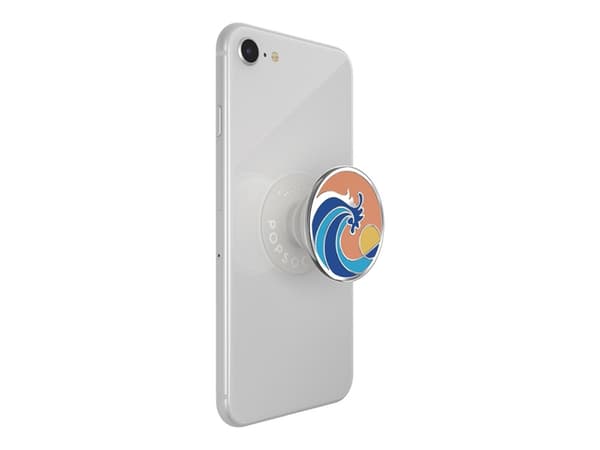 PopSockets Ride the Wave Enamel, Grippi, Monivärinen, Apple, iPhone 11, 39,7 mm, 7 mm