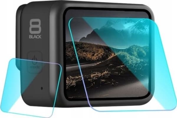 Puluz 2in1 LCD-skjermbeskytter og linse for Gopro Hero 8 Black