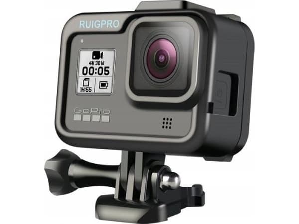 Ruigpro Rammehus Rammefeste Iso-fot For Gopro Hero 8 Svart