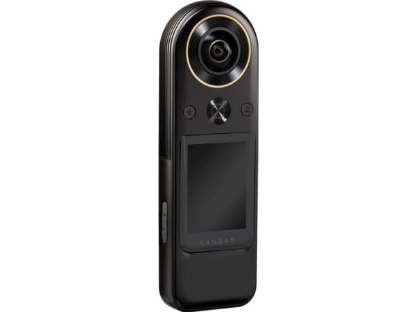 Kandao QooCam 8K Enterprise - 360° Action-Kamera - 8K / 30 BpS - 20.0 MPix - Flash 64 GB - Wi-Fi - Schwarz