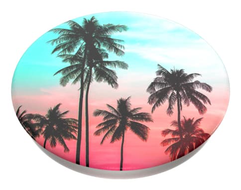PopSockets Swappable PopGrip - Sormikahva/støtteben for mobiltelefon, tablet - tropisk solnedgang
