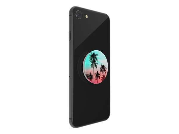 PopSockets Swappable PopGrip - Sormikahva/støtteben for mobiltelefon, tablet - tropisk solnedgang