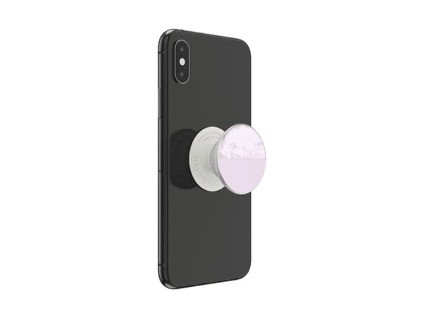 PopSockets PopGrip - Fingergrepp/vikbart ställ för mobiltelefon - Glam Inlay Acetate Lilac