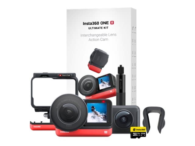 Insta360 One R Expert Edition - Ultimate Kit - 360 grader aktionkamera - 5.7K / 30 fps - Wi-Fi, Bluetooth - undervatten upp till 5 m
