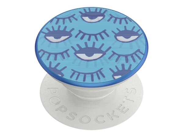 PopSockets PopGrip - Fingergrepp/vikbart ställ för mobiltelefon - animeras i lutning - Lenticular Wink