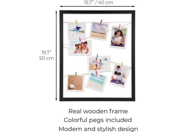 Ramka Victoria Collection Photo frame Milano 40x50 Polaroid, black