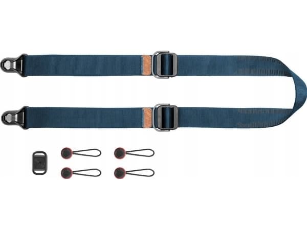 Peak Design bag SLIDE LITE MIDNIGHT v3 hals- eller skulderreim blå for lette kameraer