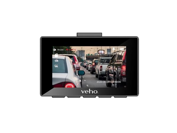 Veho Muvi KZ-2 Drivecam, 4K Ultra HD, 3840 x 2160 pixlar, 140°, 30 fps, H.264, H.265, IPS
