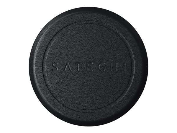 Satechi ST-ELMSK, Magneettiklipsi, Musta, Nahka, Apple, iPhone 11 & 12