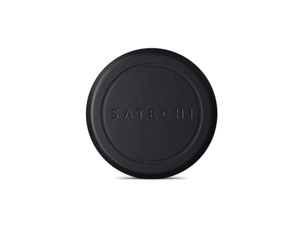 Satechi ST-ELMSK, Magneettiklipsi, Musta, Nahka, Apple, iPhone 11 & 12