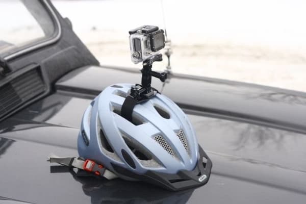 Xrec stropp / feste / ventilert hjelmstropp for Gopro / Sjcam / Xiaomi / Xiaoyi