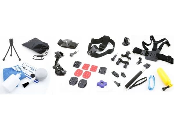 Xrec Lisävarusteet Gopro Hero 5 4 3+ 3+ / Sjcam Sj7000 / Sj6000 / Sj5000 / Sj4000 / Sj5000 / Sj7000