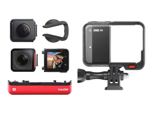 Insta360 ONE RS Twin Edition - 360 grader aktionkamera - 5.7K / 30 fps - Wi-Fi, Bluetooth - undervatten upp till 5 m