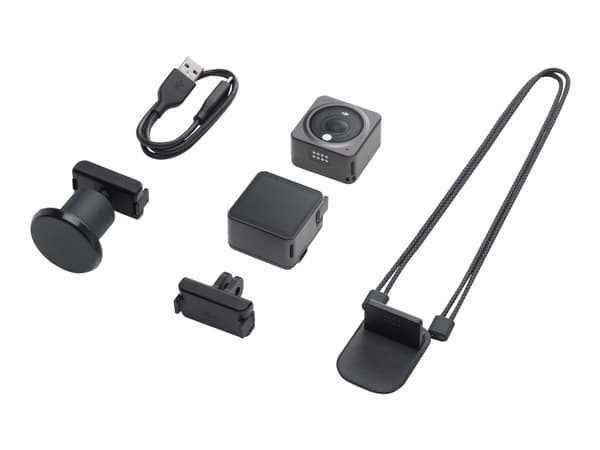 DJI Action 2 - Actionkamera - 4K / 60 fps - 12.0 MP - Wi-Fi, Bluetooth - under vannet inntil 10 m