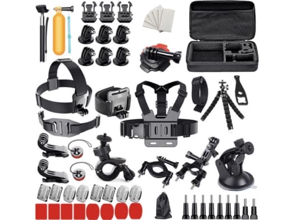 Engrossalg av universal 67 i 1 tilbehør til GoPro, DJI, Insta360, SJCam, Eken sportskameraer (GoPro 67 i 1 sett)
