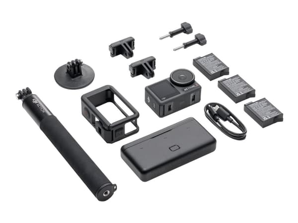 DJI Osmo Action 3 - Adventure Combo - aktionkamera - 4 K / 120 fps - Wi-Fi, Bluetooth - undervatten upp till 16 m