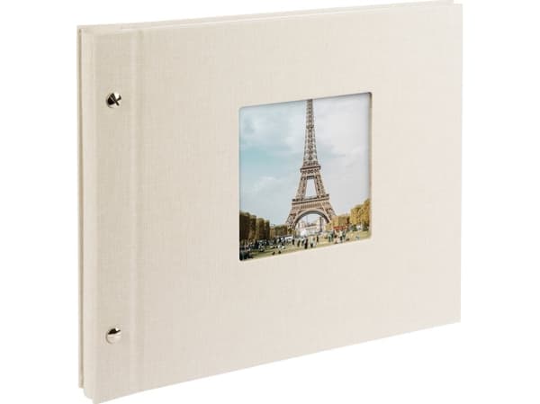 Goldbuch Album GOLDBUCH 26823 Bella Vista sandgrey, 30x25, 40 pages |white sheets|corner/splits