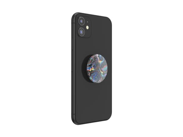 PopSockets Glitter Rainbow Void, Grep, Flerfarget, Universell, 1 stykker, 38,8 mm, 38,8 mm