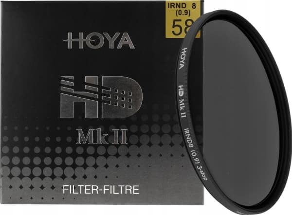 Hoya filter neutral density HD Mk II IRND8 58mm