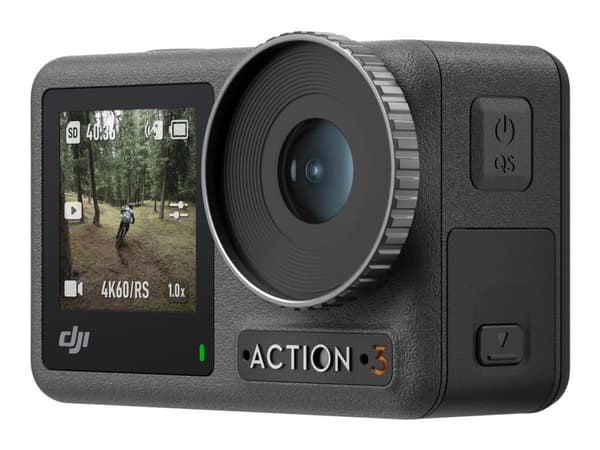DJI Osmo Action 3 - Aktionkamera - 4 K / 120 fps - Wi-Fi, Bluetooth - undervatten upp till 16 m