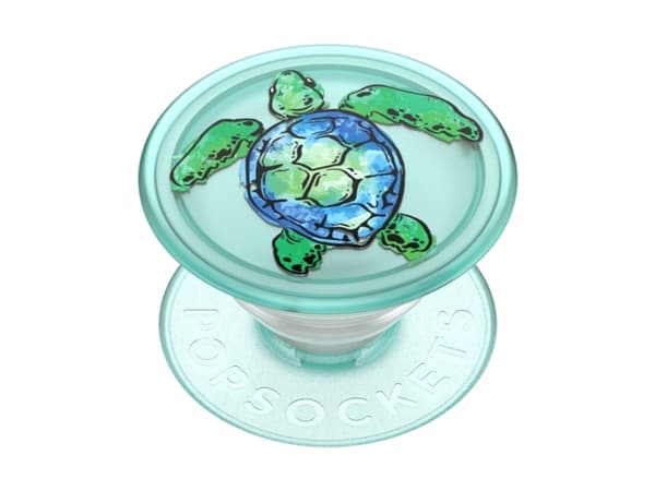 PopSockets PlantCore Grip Translucent Tortuga, Grep, Grønn, Translucent, Universell, 1 stykker, 38,8 mm, 7,7 mm