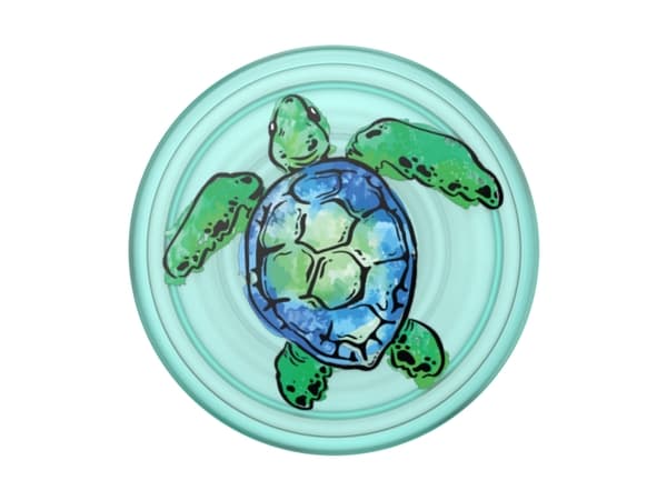 PopSockets PlantCore Grip Translucent Tortuga, Grep, Grønn, Translucent, Universell, 1 stykker, 38,8 mm, 7,7 mm