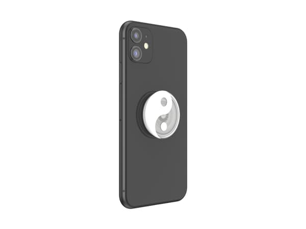 PopSockets 806496, Grep, Grå, Hvit, Polymer, Alle merker, 1 stykker, 38,8 mm