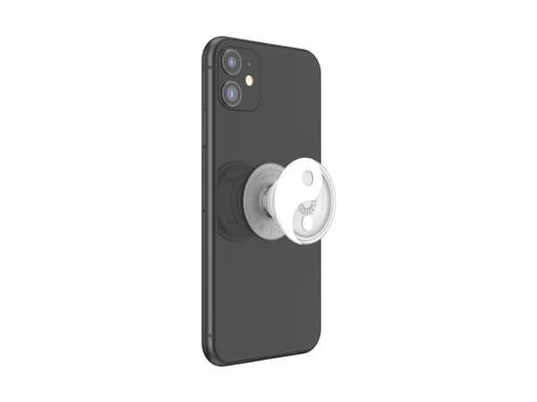 PopSockets 806496, Grep, Grå, Hvit, Polymer, Alle merker, 1 stykker, 38,8 mm