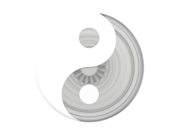 PopSockets 806496, Grepp, Grå, Vit, Polymer, Varje varumärke, 1 styck, 38,8 mm