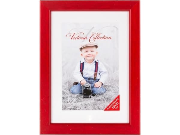Photo frame Natura 15x21, red