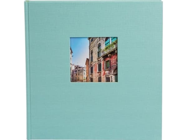 Album GOLDBUCH 31507 Bella Vista aqua 30x31/100 pages|white sheets |corner/splits