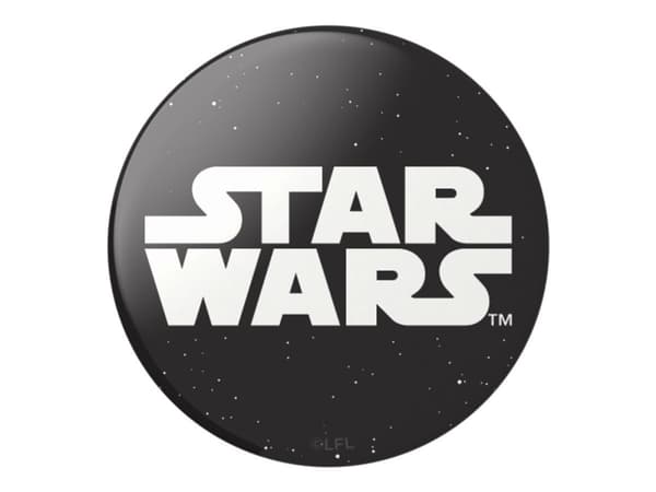 PopSockets Star Wars, Grippi, Musta, 38,8 mm, 7,7 mm, 24,3 mm