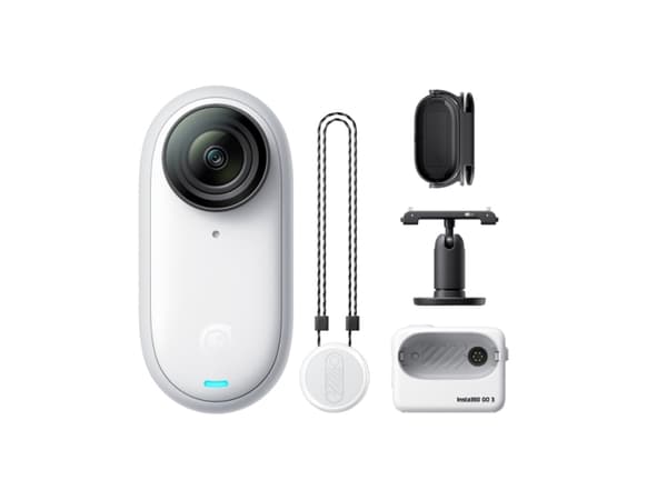 Insta360 Go 3 - Aktionkamera - 2,7K / 30 fps - blixt 64 GB - Wi-Fi, Bluetooth - undervatten upp till 5 m - vit