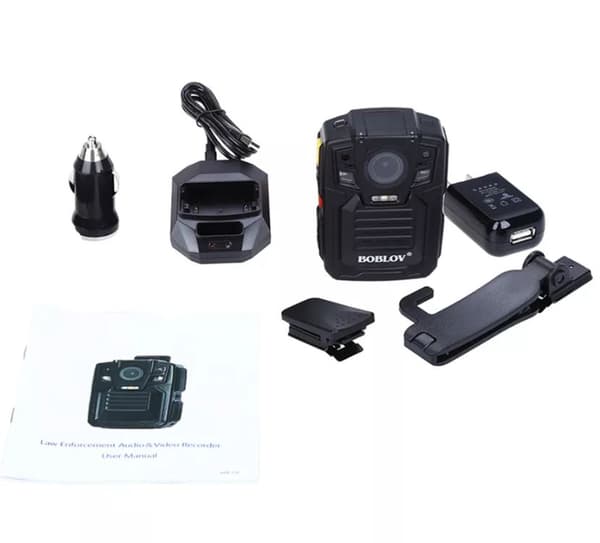 Kroppskamera, Bodycam 1296PRO, 64GB, IR Mörkersyn, vidvinkel