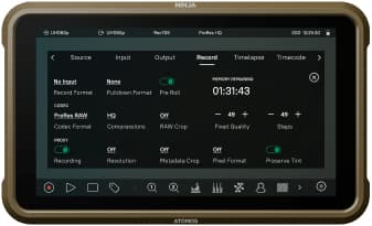 Atomos Ninja ULTRA, 13,2 cm (5.2"), 1920 x 1080 pixlar, IPS, Flerpunktsberöring, Kapacitiv, 427 ppi