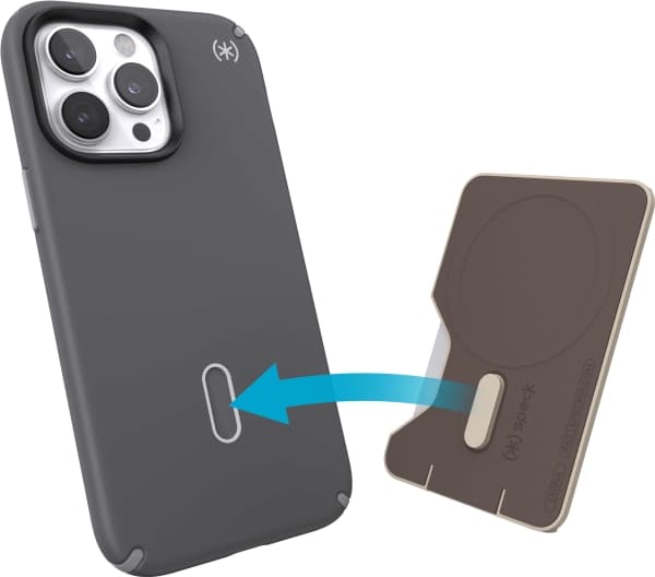 Speck ClickLock Wallet For MagSafe - Magneettinen MagSafe-lompakko (Pale Oak)