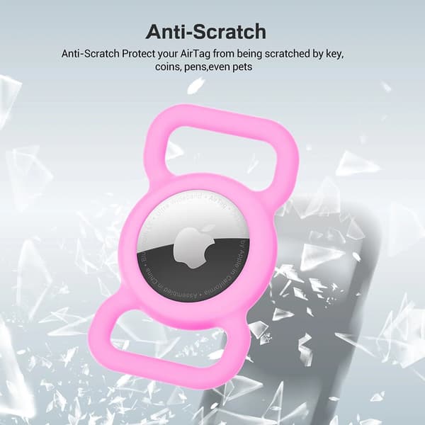 Elago RAPTIC Collar AirTag Holder Pink
