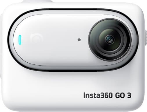 Insta360 Go 3 - Actionkamera - 2,7 K / 30 fps - flash 128 GB - Wi-Fi, Bluetooth - under vannet inntil 5 m - hvit