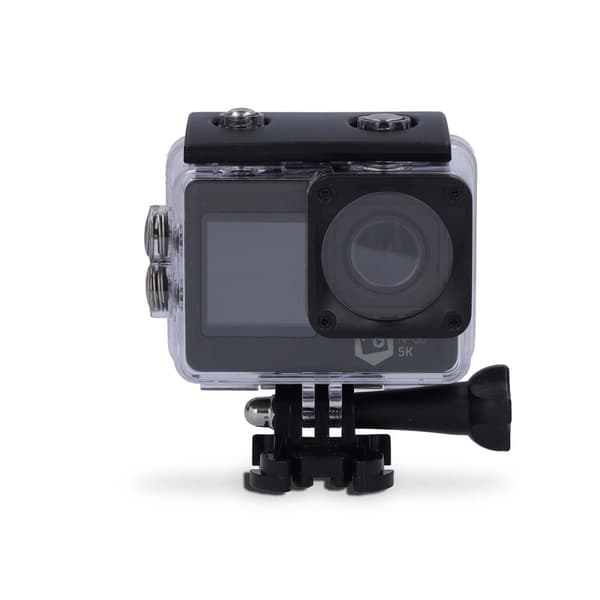 Nedis handling Cam | Dobbel Skjerm | 5K@30fps | 16 MPixel | Vanntett opptil: 30.0 m | 80 min | Wi-Fi | App tilgjengelig for: Android™ / IOS | Monterin