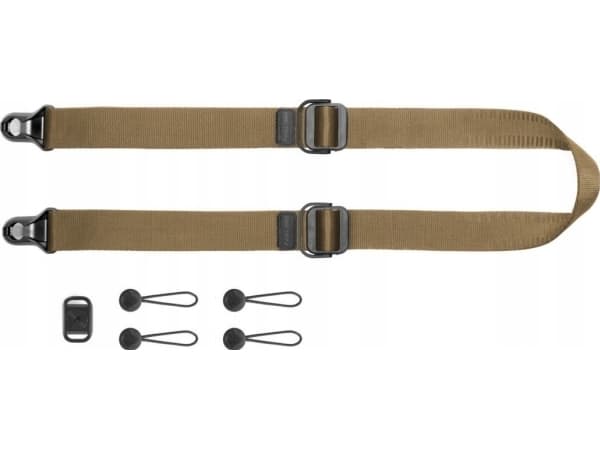 Peak Design bag SLIDE LITE COYOTE v3 hals- eller skulderreim for lette kameraer
