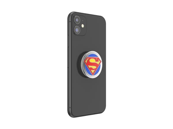 PopSockets Enamel Superman, Grep, Blå, Gult, Rød, Metall, Universell, 38,8 mm, 38,8 mm