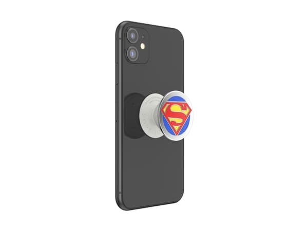 PopSockets Enamel Superman, Grep, Blå, Gult, Rød, Metall, Universell, 38,8 mm, 38,8 mm