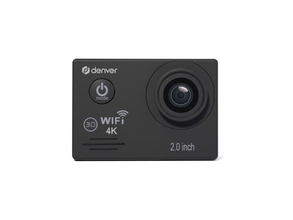 ACK-8064 4K actionkamera med Wi-Fi 8Mpiksler 140° vidvinkel Grå