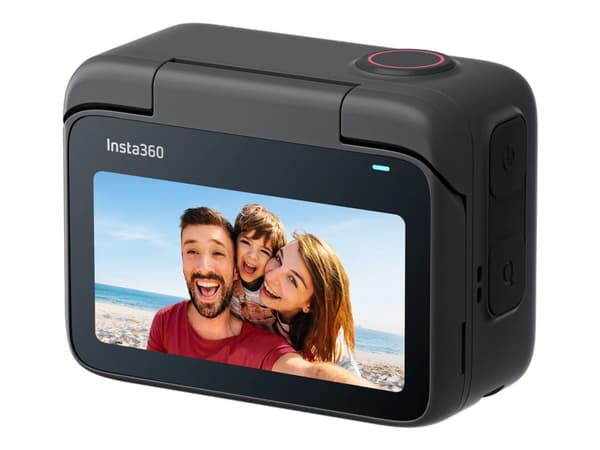 Insta360 Go 3S - Standard Bundle - actionkamera - 4K / 30 fps - flash 128 GB - Bluetooth, Wi-Fi - under vannet inntil 10 m - midnatts sort