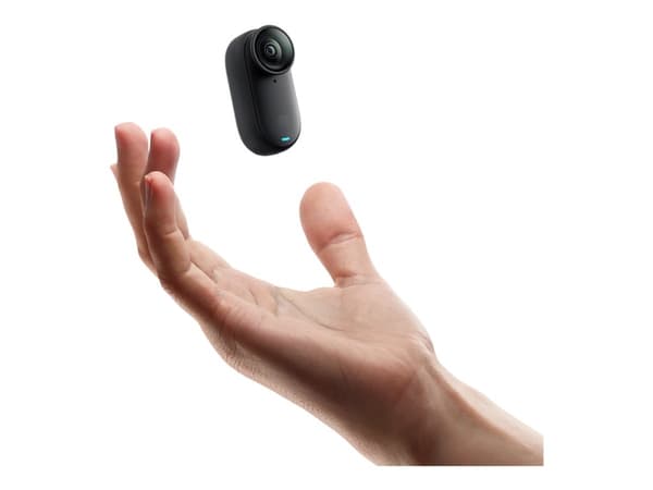 Insta360 Go 3S - Standard Bundle - actionkamera - 4K / 30 fps - flash 128 GB - Bluetooth, Wi-Fi - under vannet inntil 10 m - midnatts sort