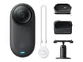 Miniatyrbilde 1 av 5: Insta360 Go 3S - Standard Bundle - actionkamera - 4K / 30 fps - flash 128 GB - Bluetooth, Wi-Fi - under vannet inntil 10 m - midnatts sort